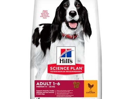 Hill s Science Plan Medium Adult Dog Food with Chicken 2.5kg Fashion