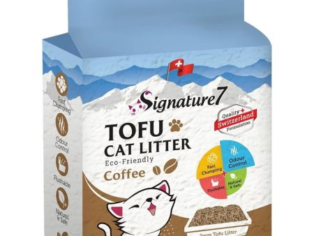 S7 Tofu Flushable Cat Litter Coffee 7L Fashion