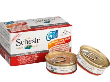 Schesir Cat Chicken & Duck 6 x 50g Fashion