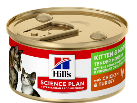 Hill s Kitten & Mother Chicken and Turkey Mousse 85g Online now