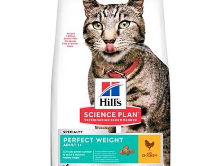 Hill s Science Plan Perfect Weight Cat Food with Chicken 2.5kg For Cheap