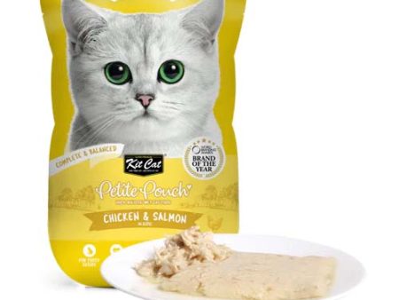 Kit Cat Petite Chicken and Salmon Classic 70g Pouch Cheap