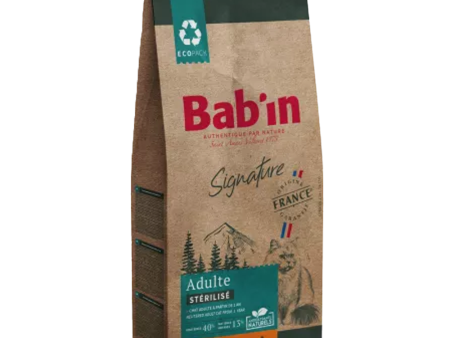 Babin Sterilised Adult Cat Chicken Hot on Sale