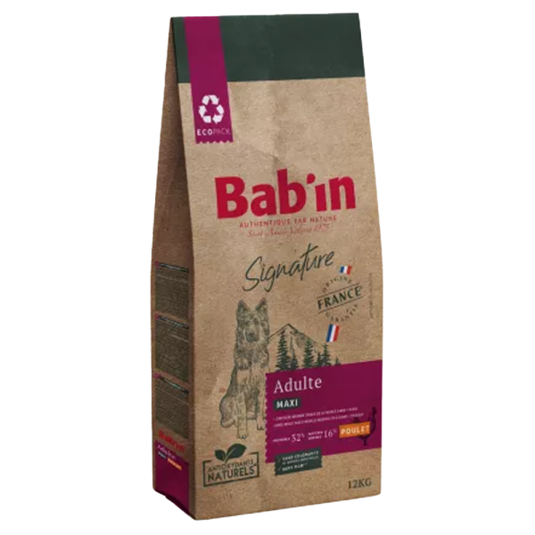 Babin Dog Maxi Adult Chicken 12kg Online Hot Sale