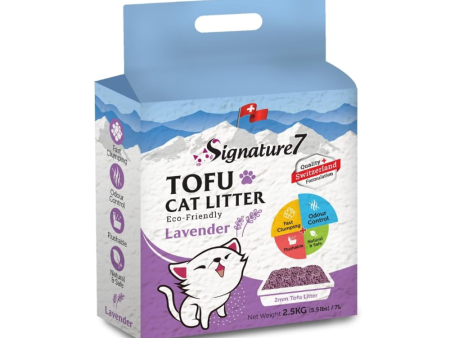 S7 Tofu Flushable Cat Litter Lavender 7L Cheap