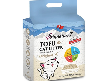 S7 Tofu Flushable Cat Litter Original 7L Online now