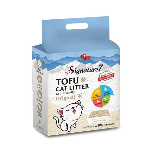 S7 Tofu Flushable Cat Litter Original 7L Online now