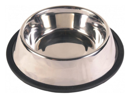 Trixie Stainless Steel Bowl with Rubber Base 30cm Cheap