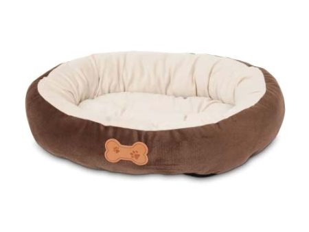 Aspen Pet Bone Applique Oval Pet Bed 50x40cm For Sale