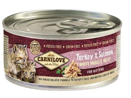 Carnilove Kitten Turkey & Salmon 100g Tin Supply