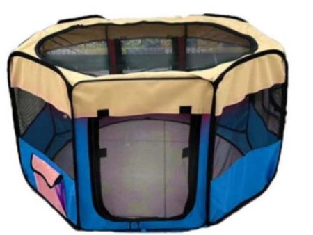 Catidea Pet Play Pen Blue 92x60cm Online