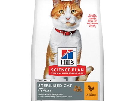 Hill s Science Plan Sterilised Cat Food with Chicken 10kg For Cheap