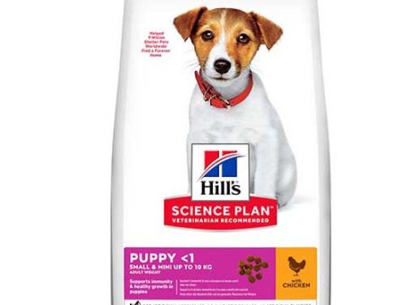 Hill s Science Plan Small & Mini Puppy Food with Chicken 1.5kg For Sale