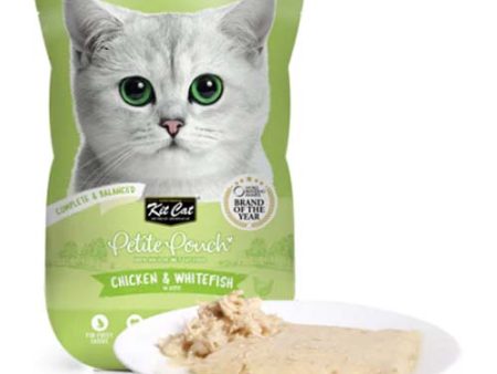 Kit Cat Petite Chicken and Whitefish Classic 70g Pouch Fashion