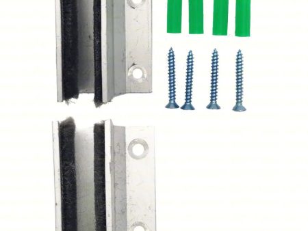 2 Pezzi Di Guida A Terra Per Porta Cristallo Vetro Spessore Max 15Mm 1.5Cm Dg03 Online Hot Sale