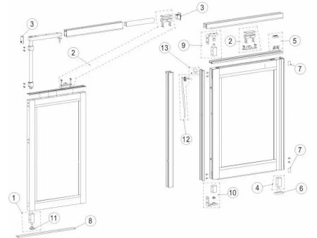 Pattino A Pavimento Per Anta Mobile Guida Inox As 45 Ditec Entrematic 63334 Supply